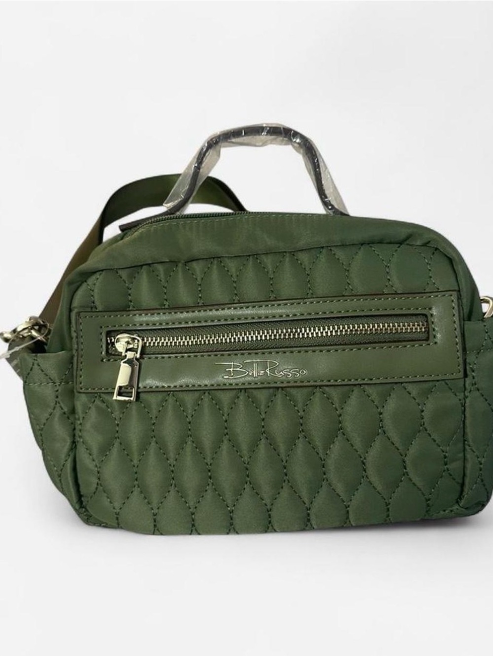 BelleRusso Green Crossbody Bag